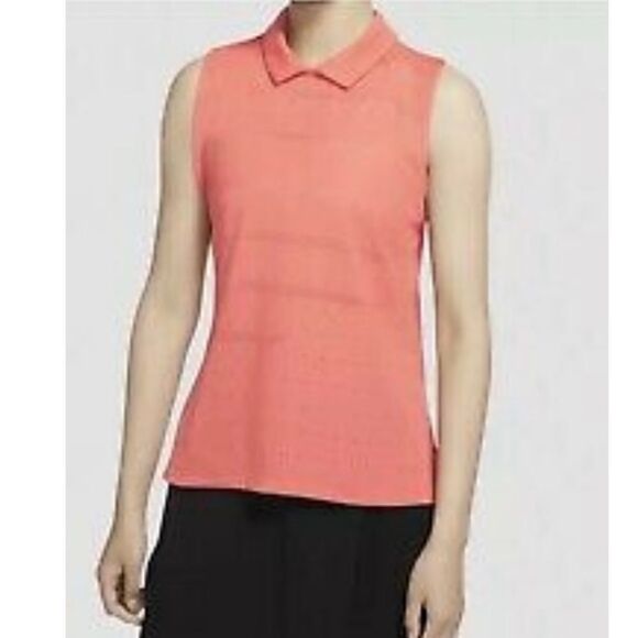 Nike Dri-FIT Ace Sleeveless Golf Polo - Picture 1 of 7